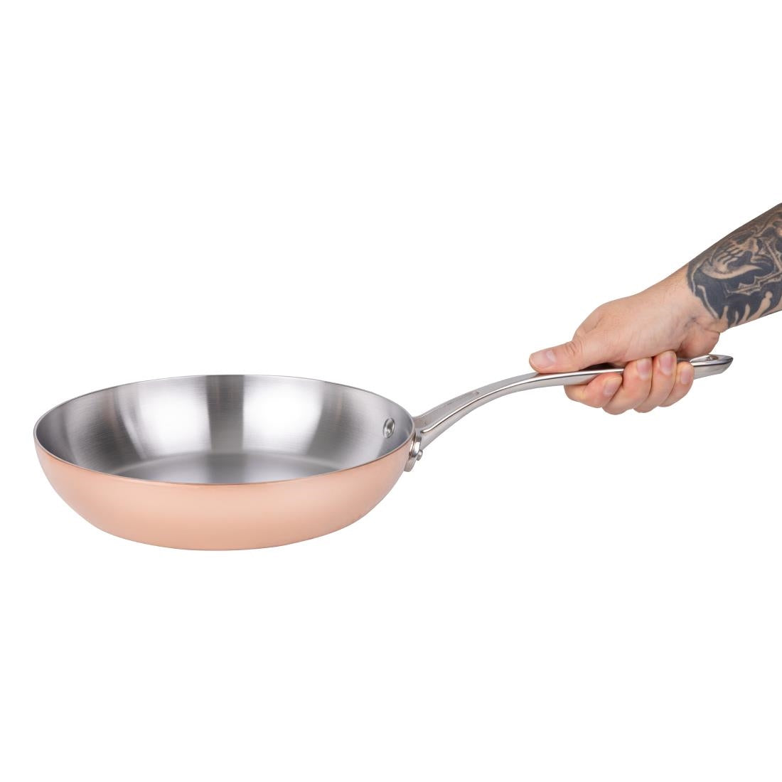Batterie de cuisine en cuivre triple parois 3 pièces Vogue Cook Like A Pro — SA655