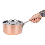 Batterie de cuisine en cuivre triple parois 3 pièces Vogue Cook Like A Pro — SA655