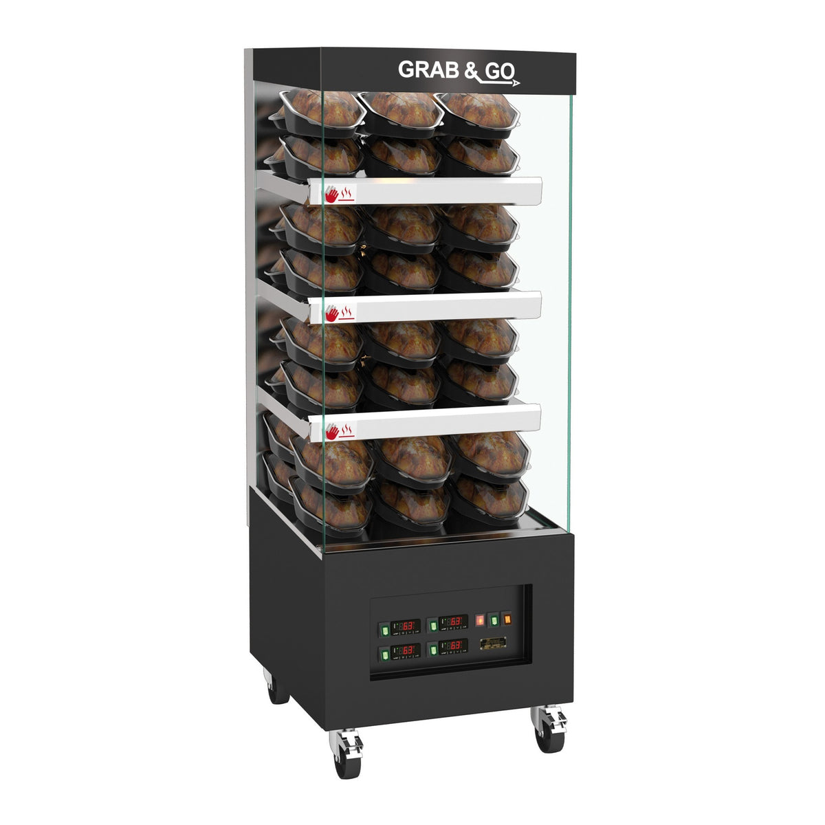 Présentoir en libre-service SARO à 4 étagères 6MCV4LS.1 - 106-2400