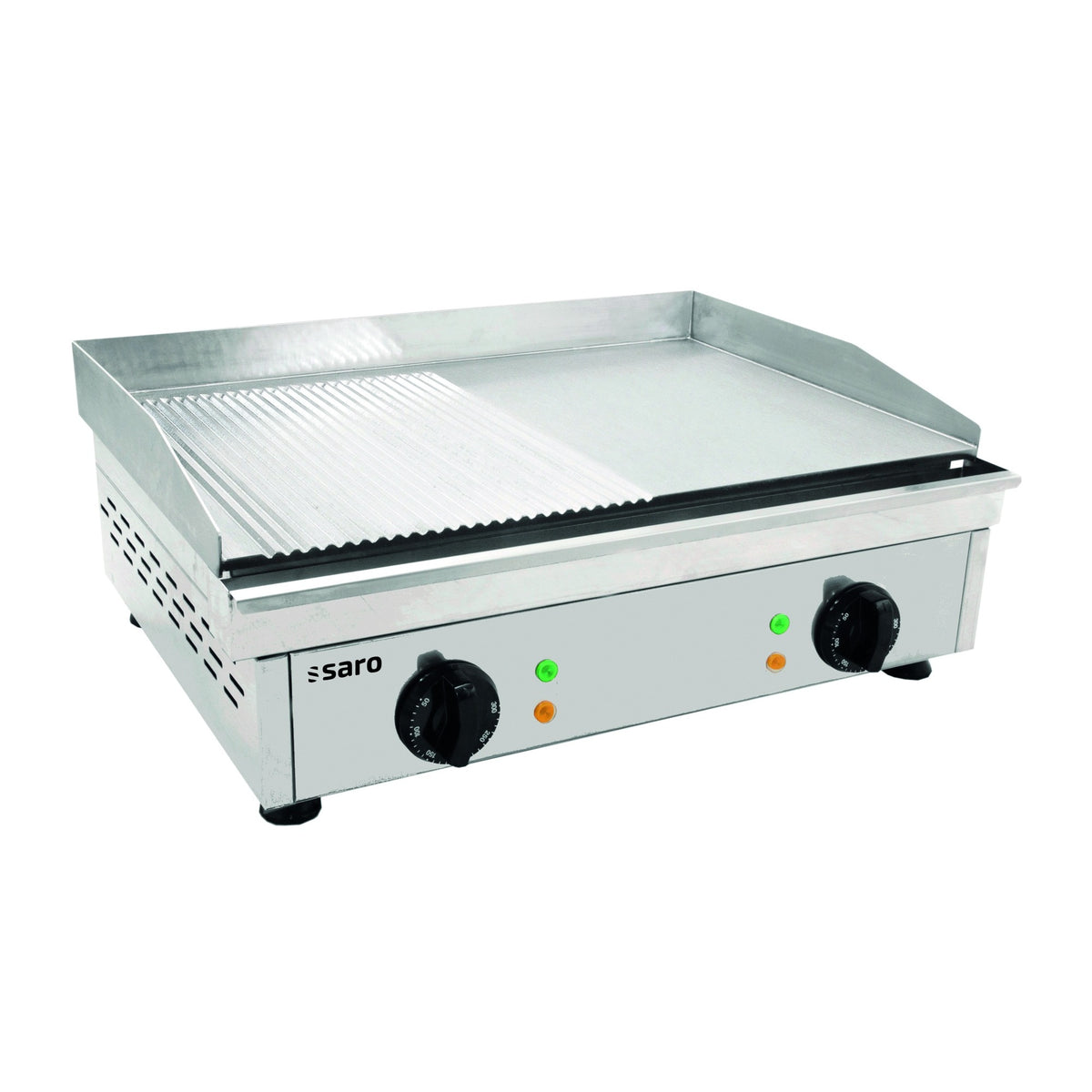 SARO Electrische grillplaat (gegroefd+glad) FRY TOP GM 610 M - 172-3205