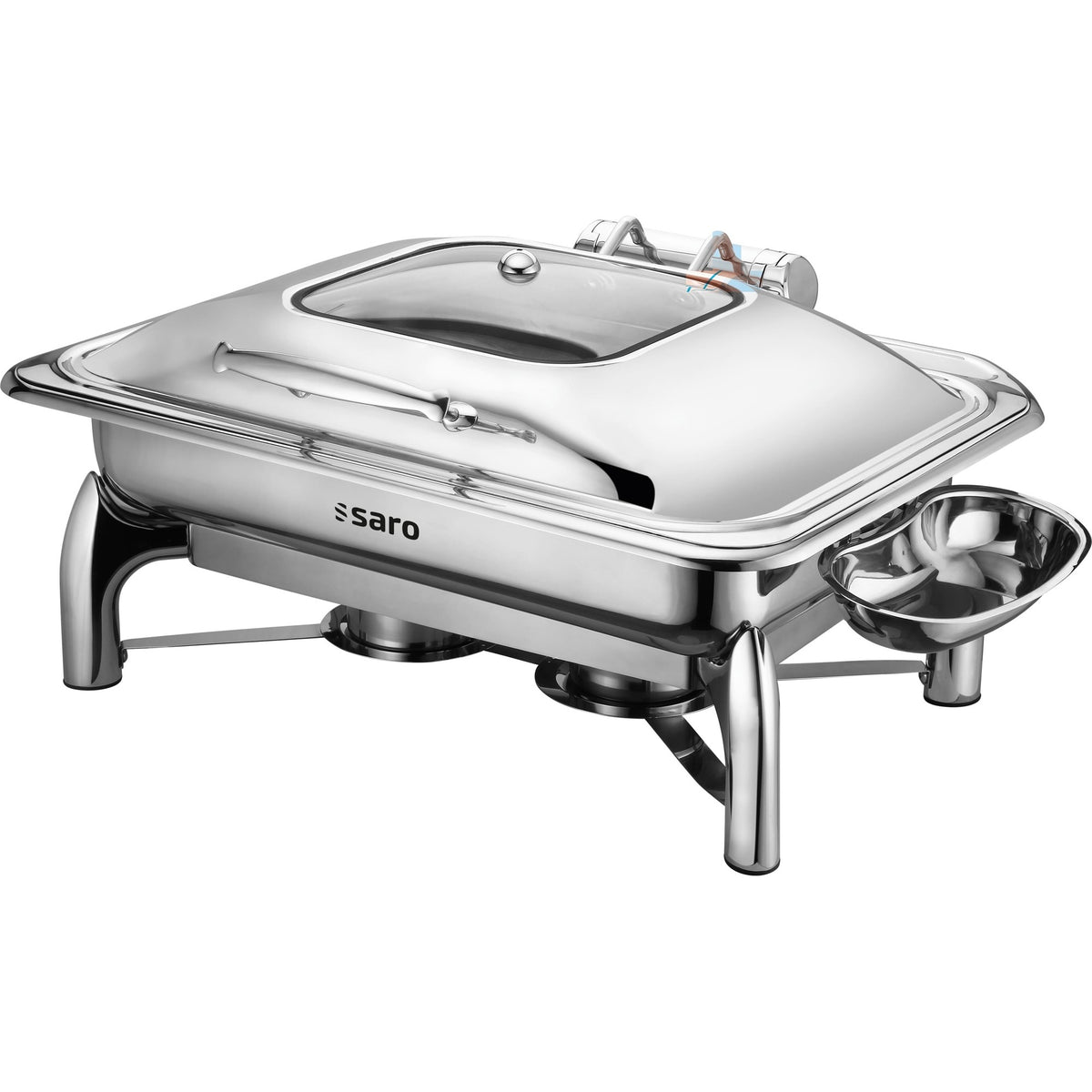 Chafing dish SARO, 1/1 GN, récipient compatible induction, RAINER - 213-1200