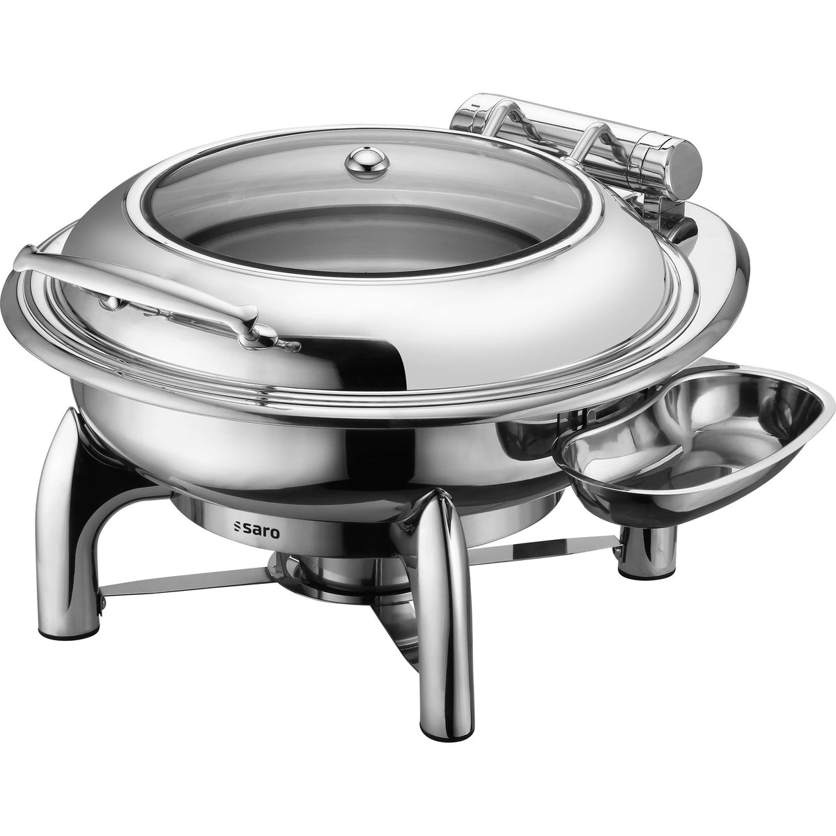 Chafing dish SARO, rond, récipient compatible induction, JESSIE - 213-1210