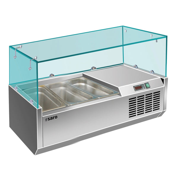 SARO Opzet koelvitrine - 1/3 GN VRX 955/380 - 323-1029