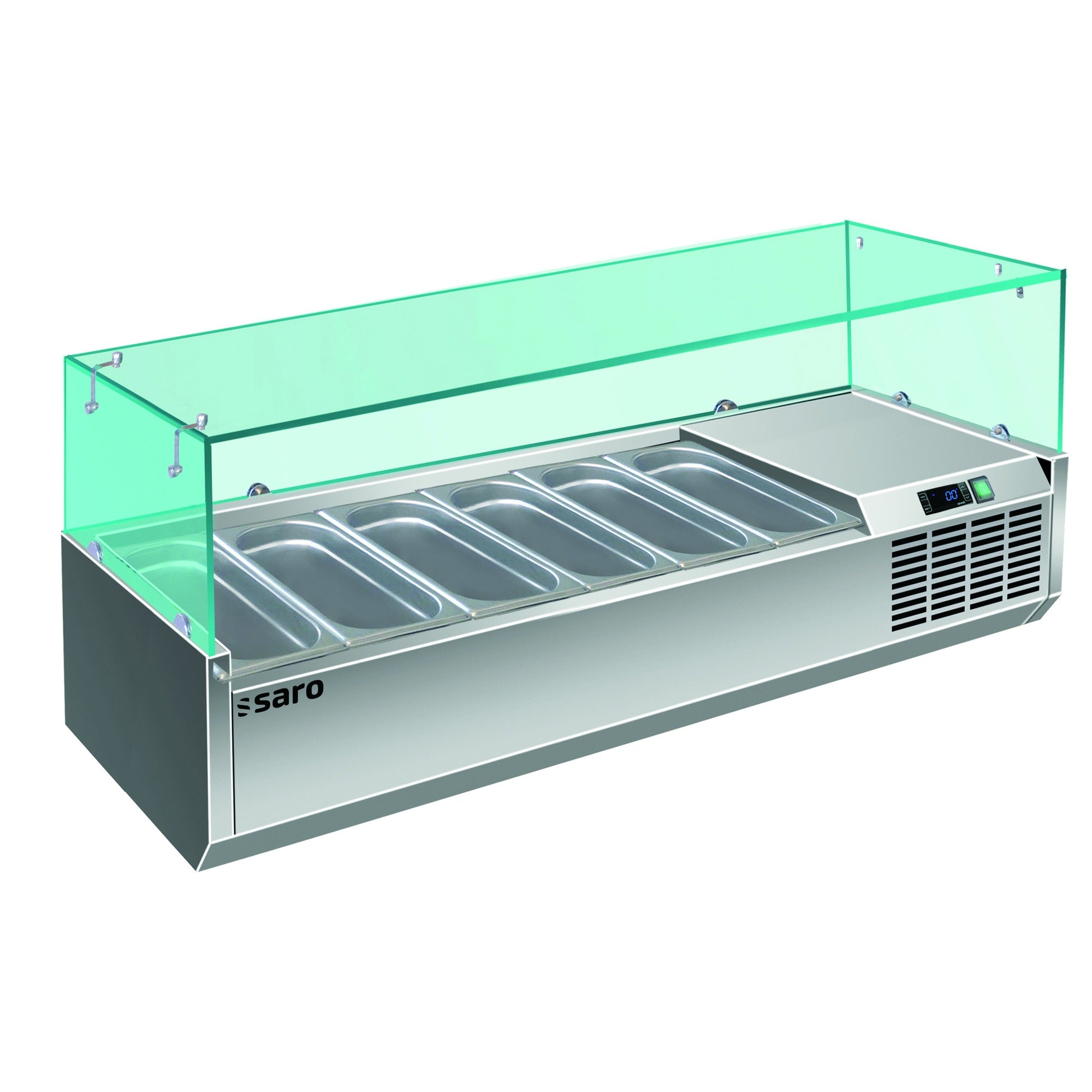 SARO Opzet koelvitrine - 1/4 GN VRX 1400/330 - 323-1135