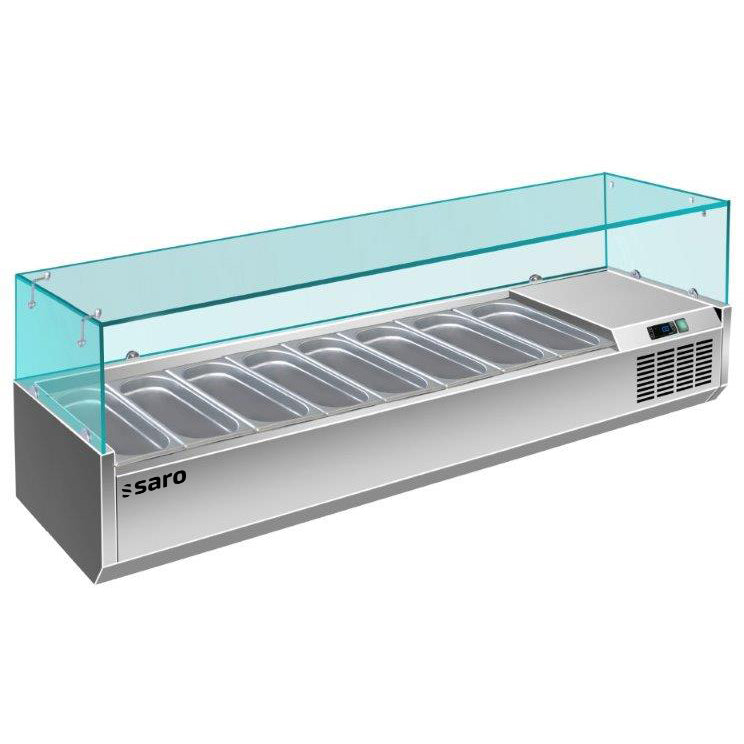 SARO Opzet koelvitrine - 1/4 GN VRX 1800/330 - 323-1140