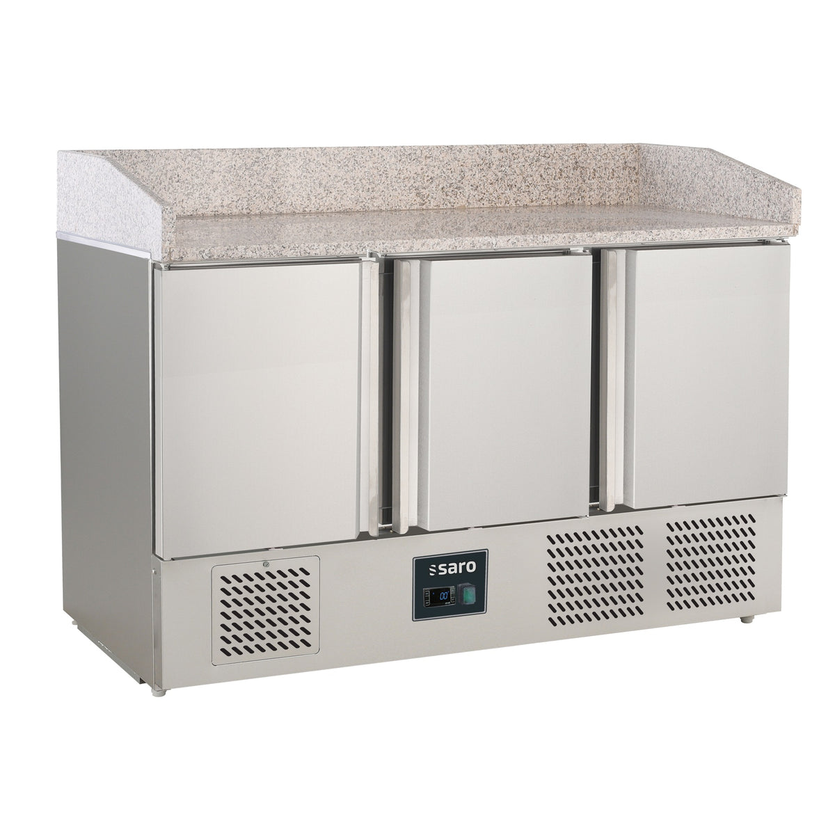 Table à pizza SARO à 3 portes, S 903 PZ S/S TOP PRO - 323-14052