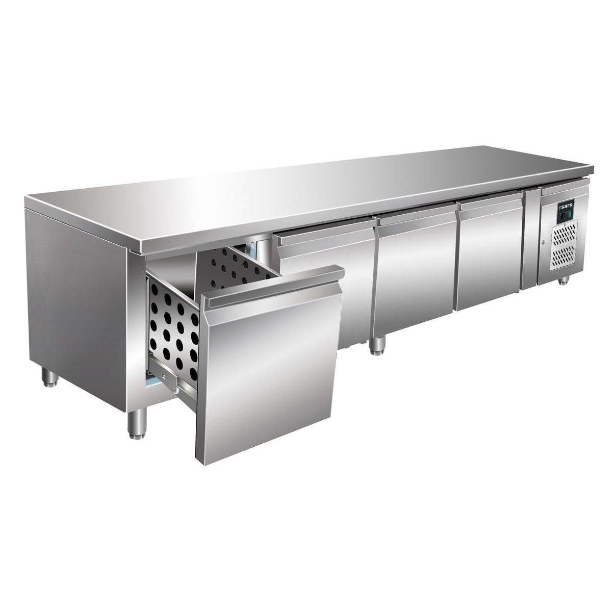 SARO Onderbouw koelwerbank met lades UGN 4100 TN-4S - 323-3117