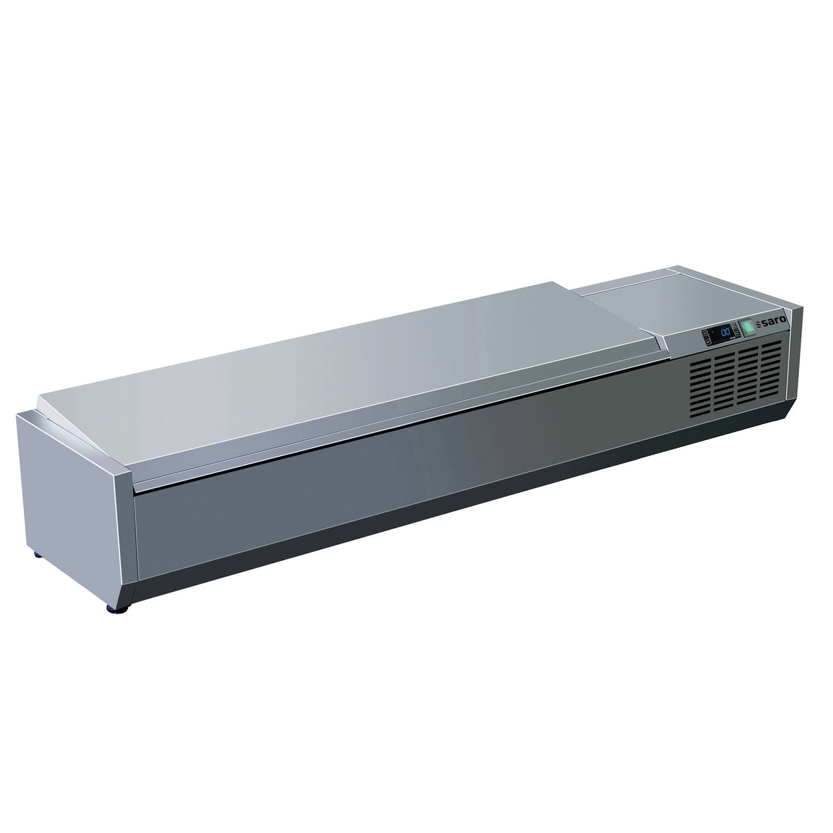 SARO Opzet koelvitrine met deksel - 1/3 GN VRX 1500 S/S - 323-3142