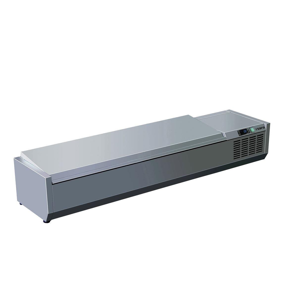 SARO Opzet koelvitrine met deksel - 1/3 GN VRX 1600 S/S - 323-3144