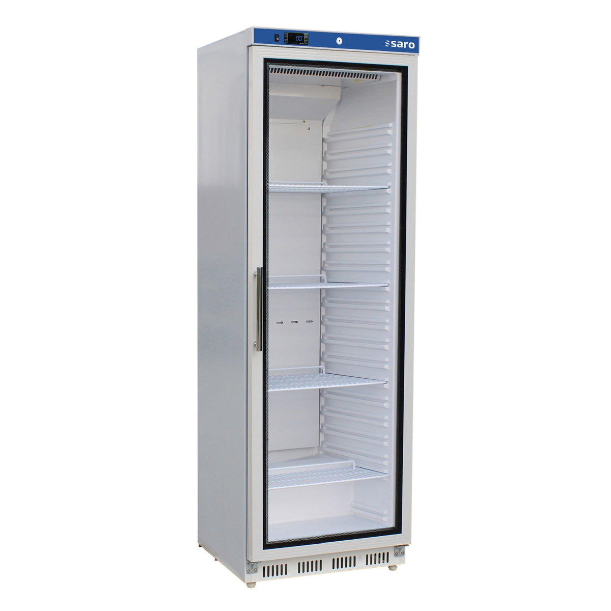 Réfrigérateur de stockage SARO avec porte vitrée - blanc, HK 400 GD V2 - 323-4035
