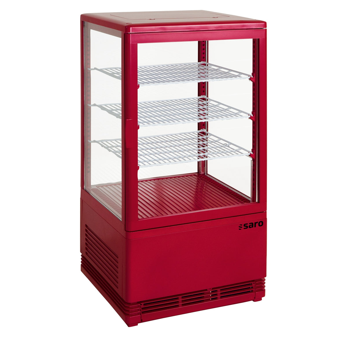 SARO Mini-koelvitrine 70 liter SC 70 rood - 330-10031