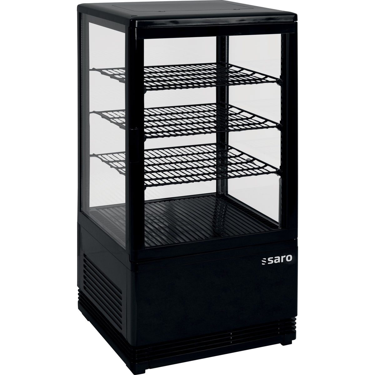Mini-vitrine réfrigérée à circulation d'air SARO 68 litres, SC 70 noir - 330-10051