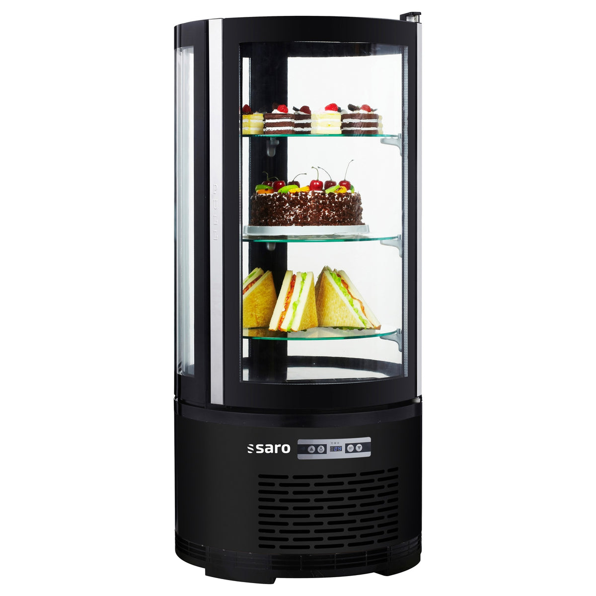 SARO Taartvitrine Zwart MATILDE - 330-1126
