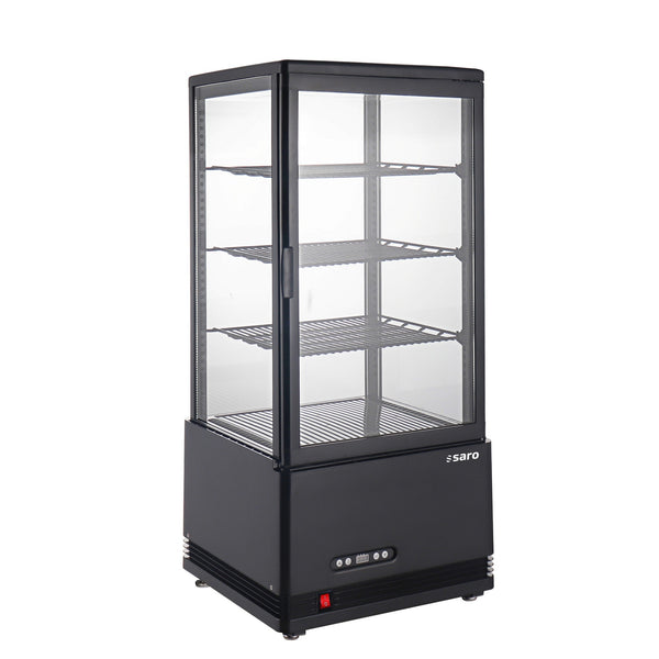 Vitrine réfrigérée SARO SC 70 AV, noir - 330-30051