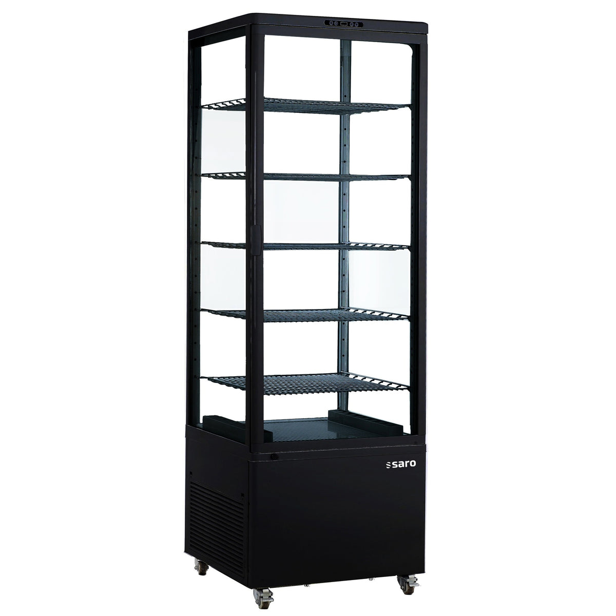 Vitrine réfrigérée SARO, noire LENN - 330-3040