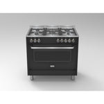 Cuisinière multifonction SARO gaz/électrique TS95C61LNE noir - 331-1155