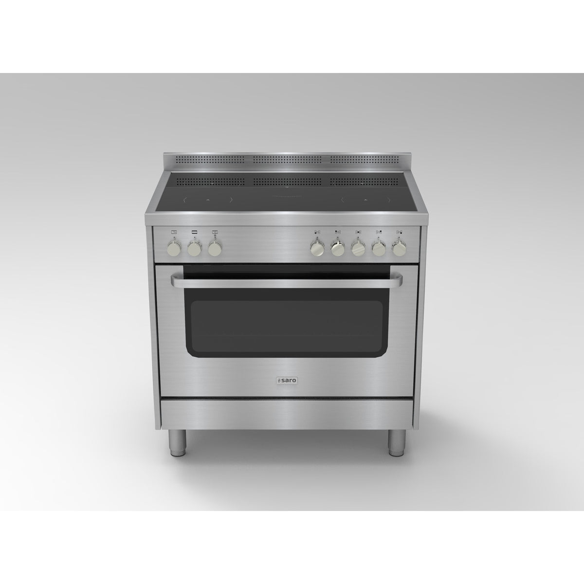 Cuisinière à induction SARO + four électrique TS95IND61X argent - 331-1200
