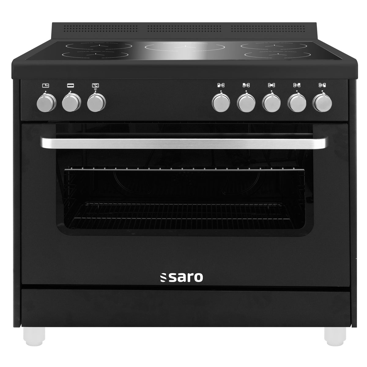 Cuisinière à induction SARO + four électrique TS95IND61N noir - 331-1205