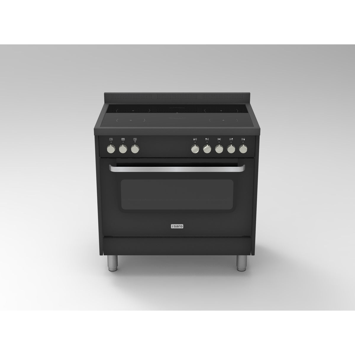 Cuisinière à induction SARO + four électrique TS95IND61N noir - 331-1205