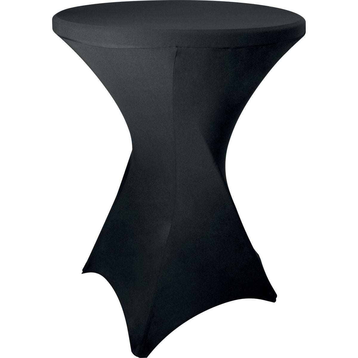 Housse SARO, noire, pour table haute de fête - 335-1029