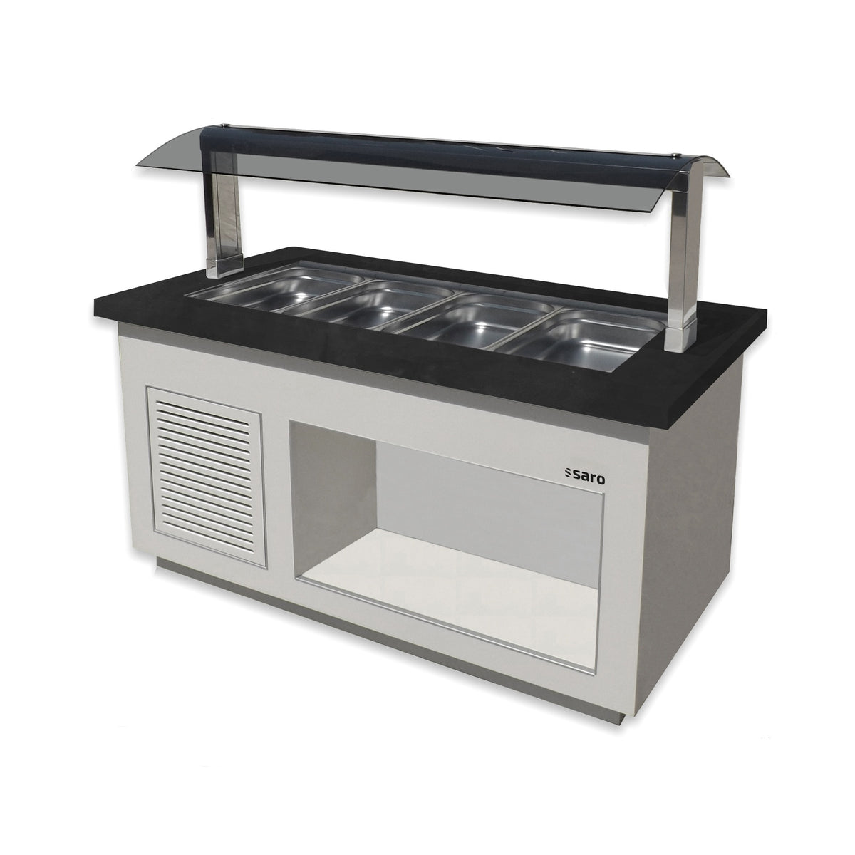 Bar à salades SARO pour 4 bacs GN 1/1, PREMIUM LINE SB-K170 blanc - 366-2005
