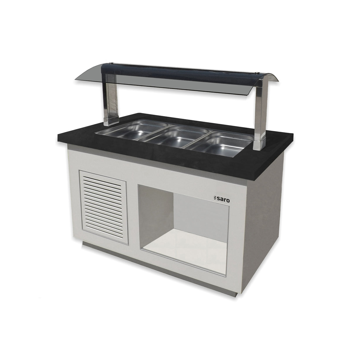 Buffet chaud SARO Premium Line SB-H130 blanc - 366-2100