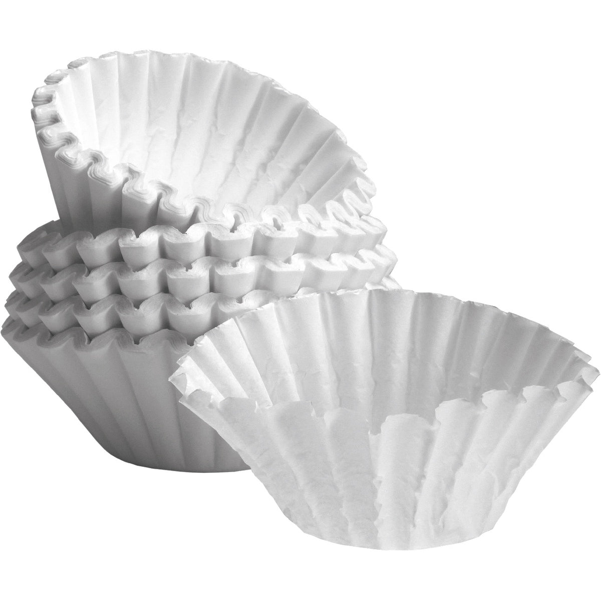 Papier filtre en forme de panier SARO pour machines à café, blanchi - 39-1000