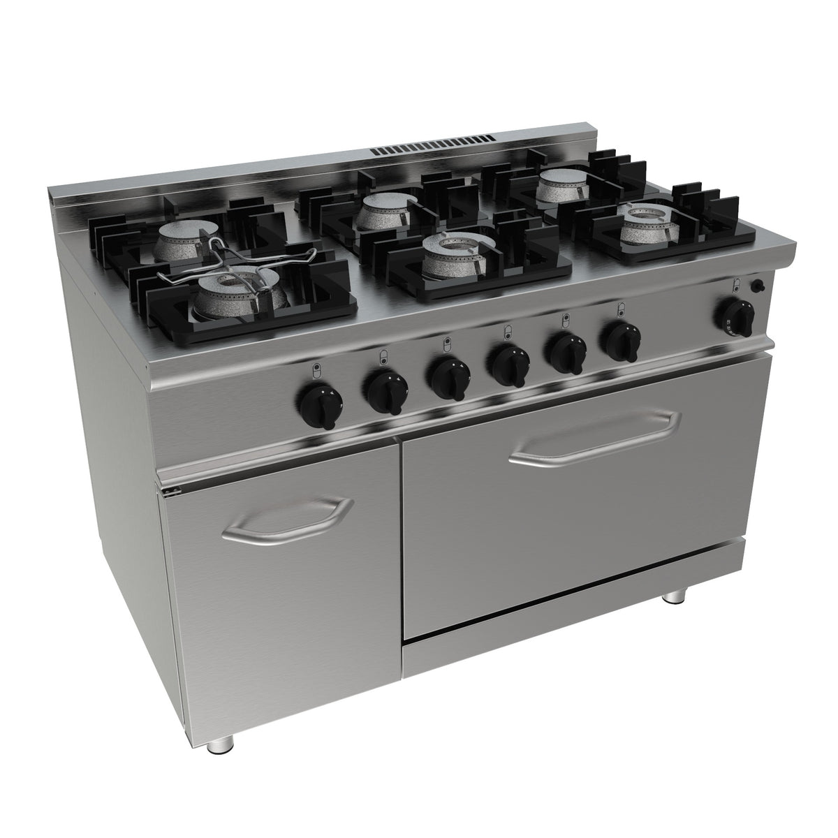 Cuisinière à gaz SARO avec four à gaz E7/KUPG6LN - 423-1040