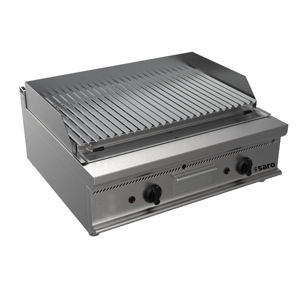 SARO Gas lavasteengrill Tafelmodel E7/BS2BB - 423-1265