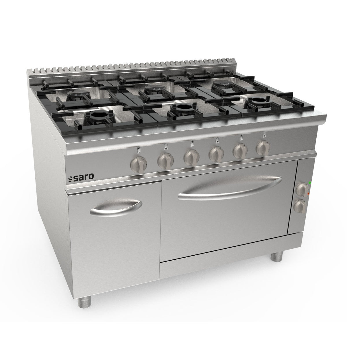 SARO Gasfornuis + elektrische oven 6 branders LQ LQ / CUG6NE - 423-8030