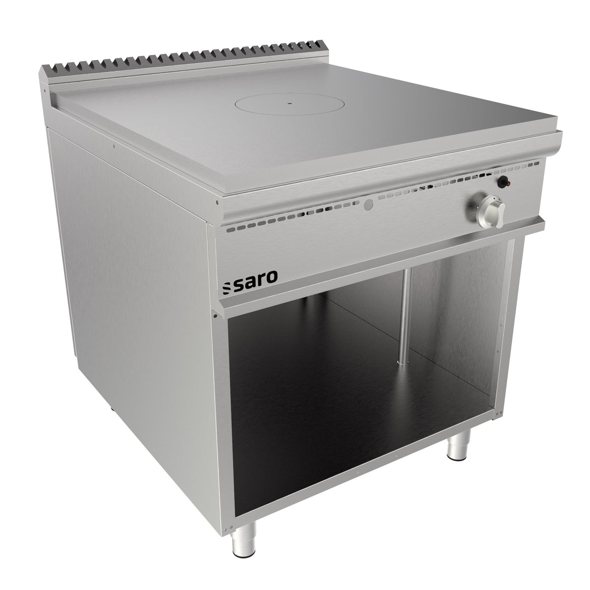 Cuisinière SARO à plaques chauffantes, soubassement ouvert LQ / TPG4BA - 423-8100