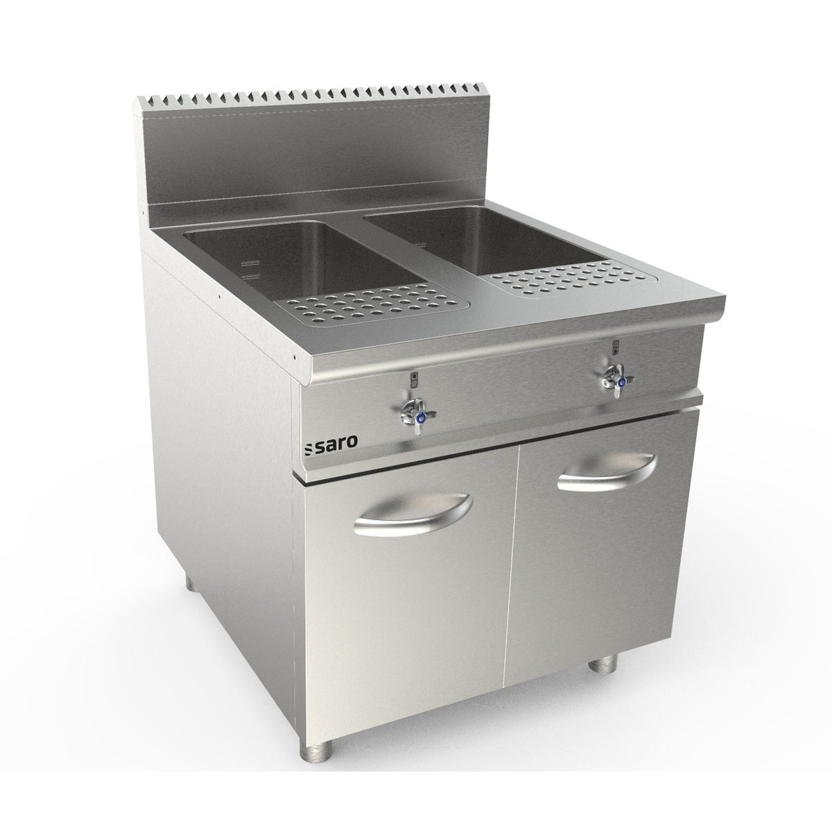 Cuiseur à pâtes au gaz SARO 2 x 40 litres LQ / CPG2V80 - 423-8405