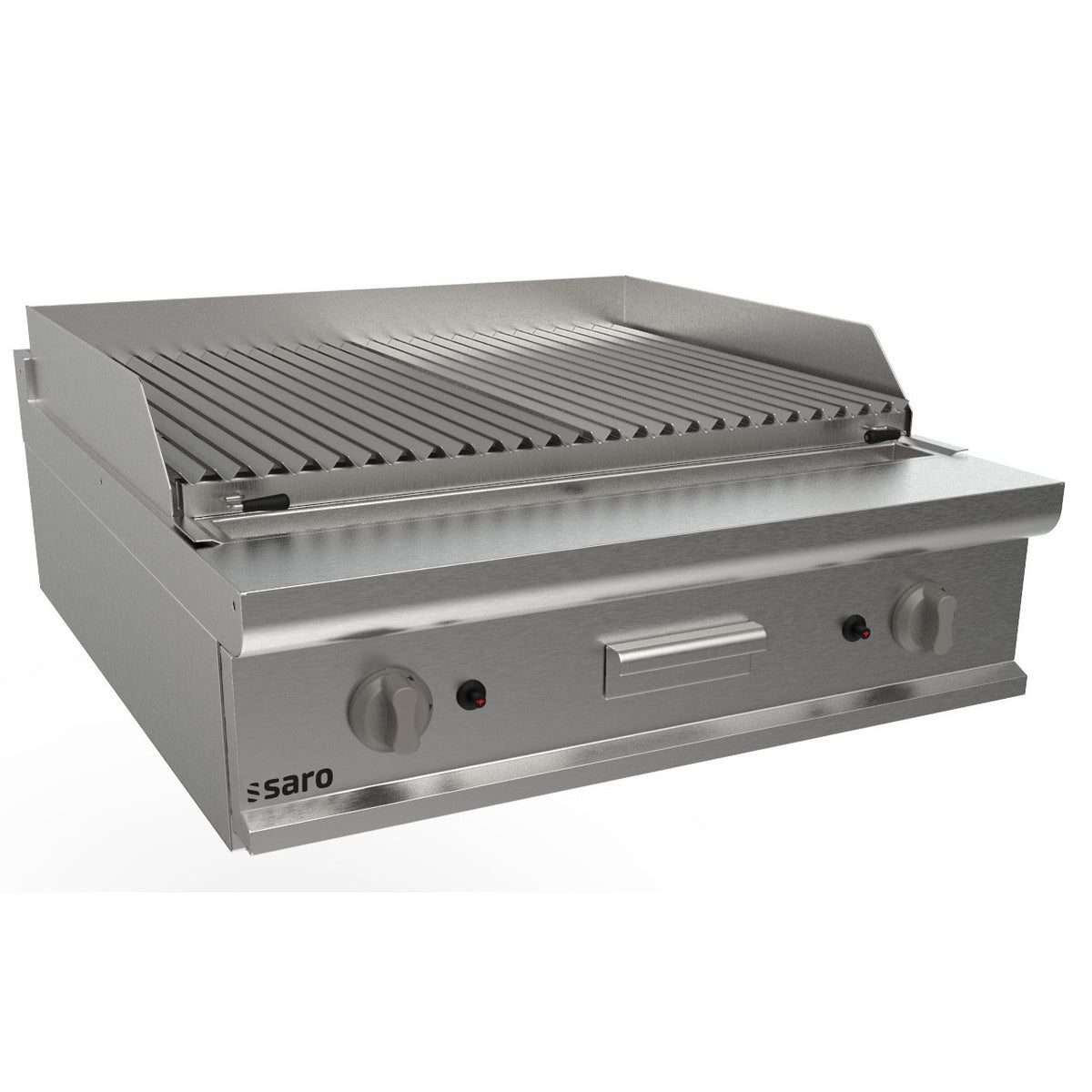 SARO Gas lavasteen grill tafelblad - LQ / BS2BB - 423-8805
