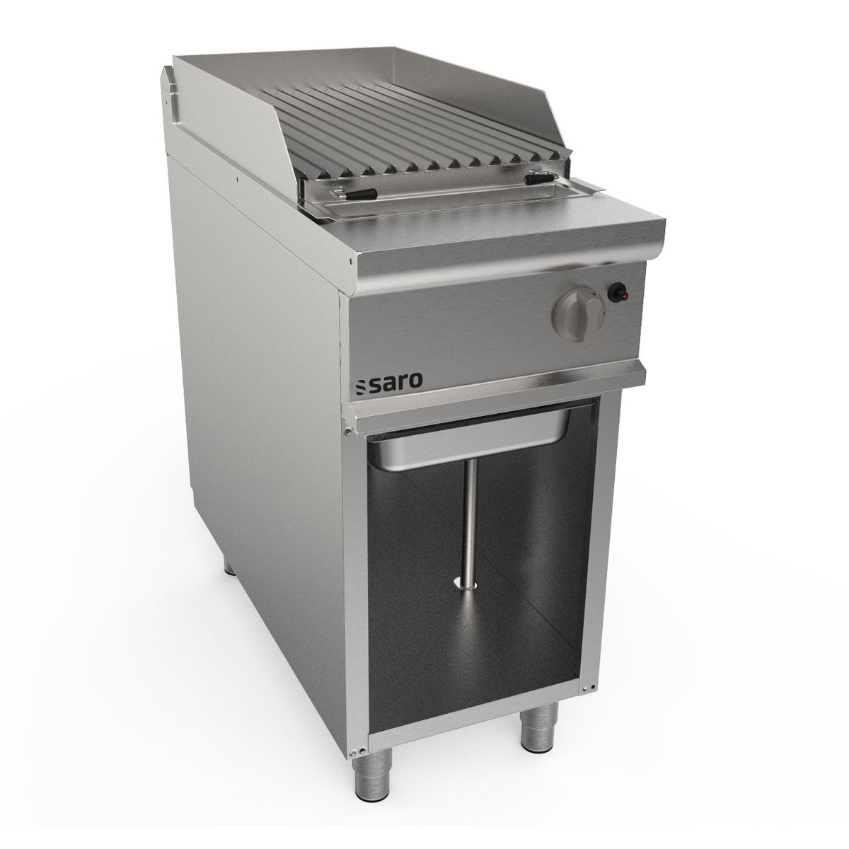 Gril à pierre de lave SARO 400 mm sur pied LQ / BS1BA - 423-8810