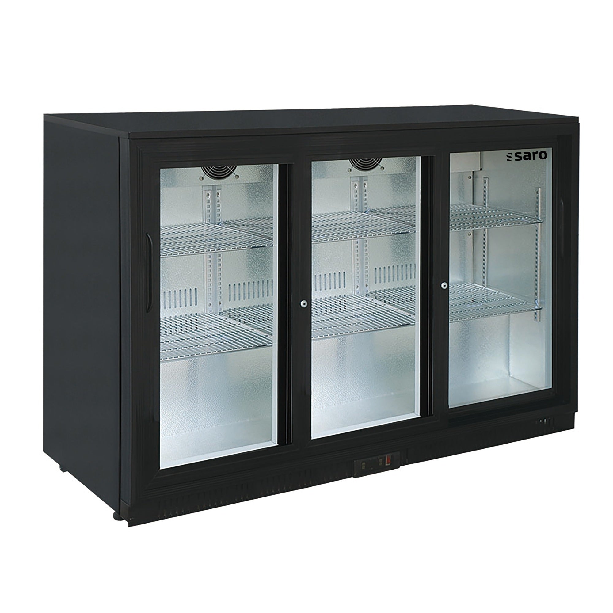 Réfrigérateur de bar SARO à 3 portes coulissantes, BC 320 SD - 437-1040