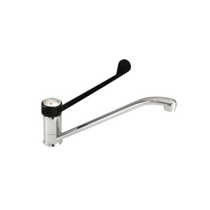 Mitigeur monotrou SARO à levier pivotant noir CHIARA - 457-1110