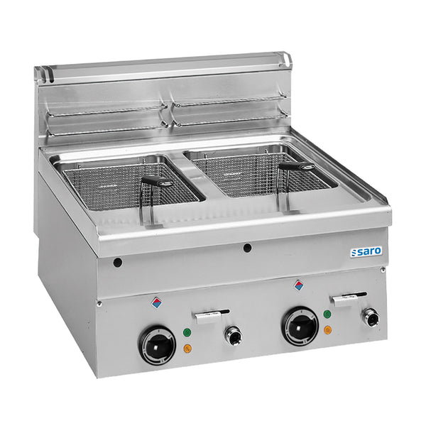 Friteuse électrique SARO 10+10 L, de table EF66 - 504-1205