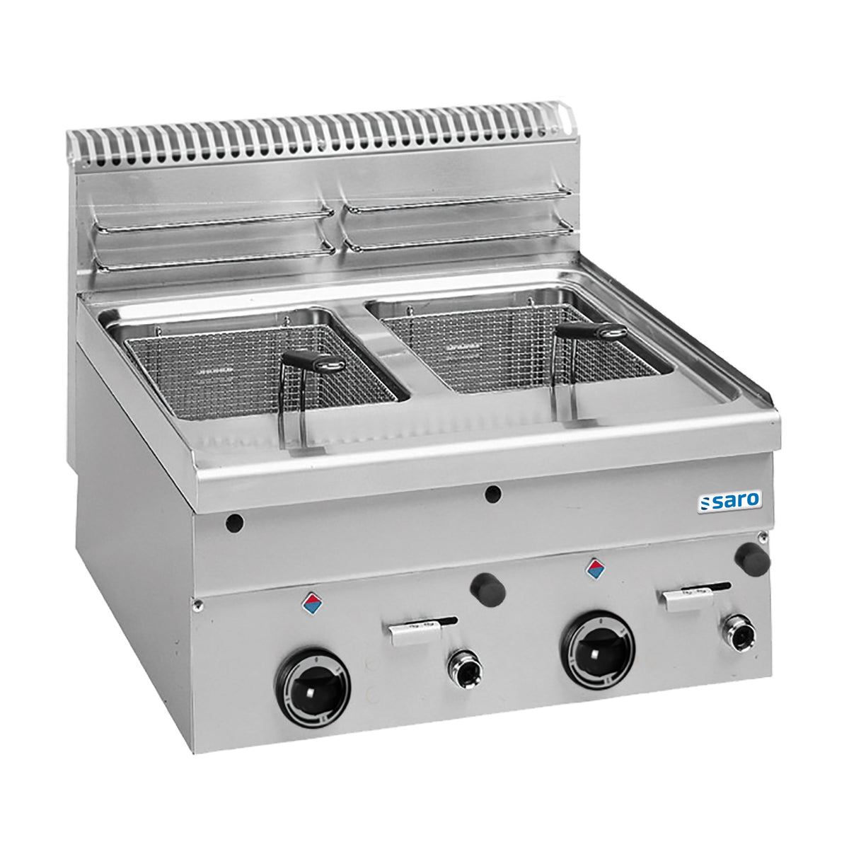 SARO Gasfrituurpan 8+8 L Tafelmodel 600 Line GF66 - 504-1215