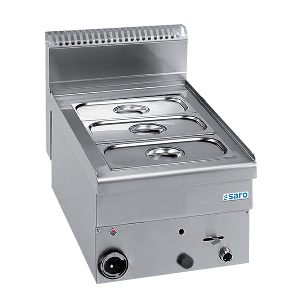 Bain-marie à gaz SARO, de table GBM46 - 504-1500