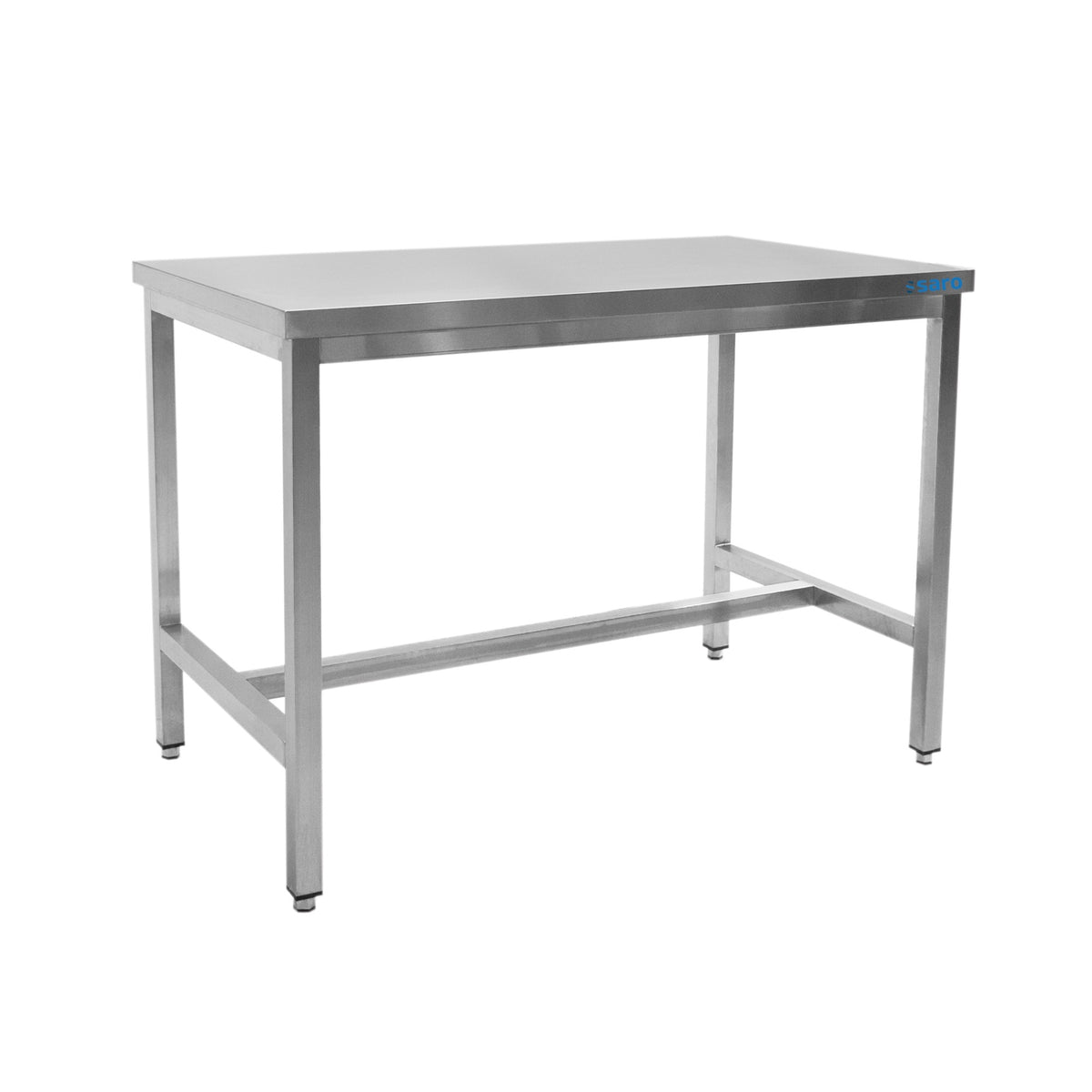 Table en acier inoxydable SARO sans plateau inférieur - L 1 000 x P 600 mm - 600-1015