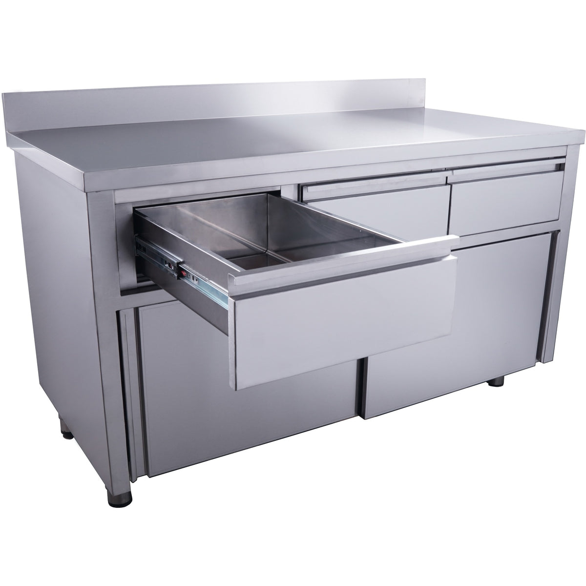 SARO Schuifdeurkast - 3 lades.1600X700mm met Opstaande rand - 700-2315