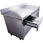 SARO Schuifdeurkast - 3 lades.1600X700mm met Opstaande rand - 700-2315