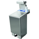 Poubelle SARO en acier inoxydable 90 litres, Jupiter - 700-4805