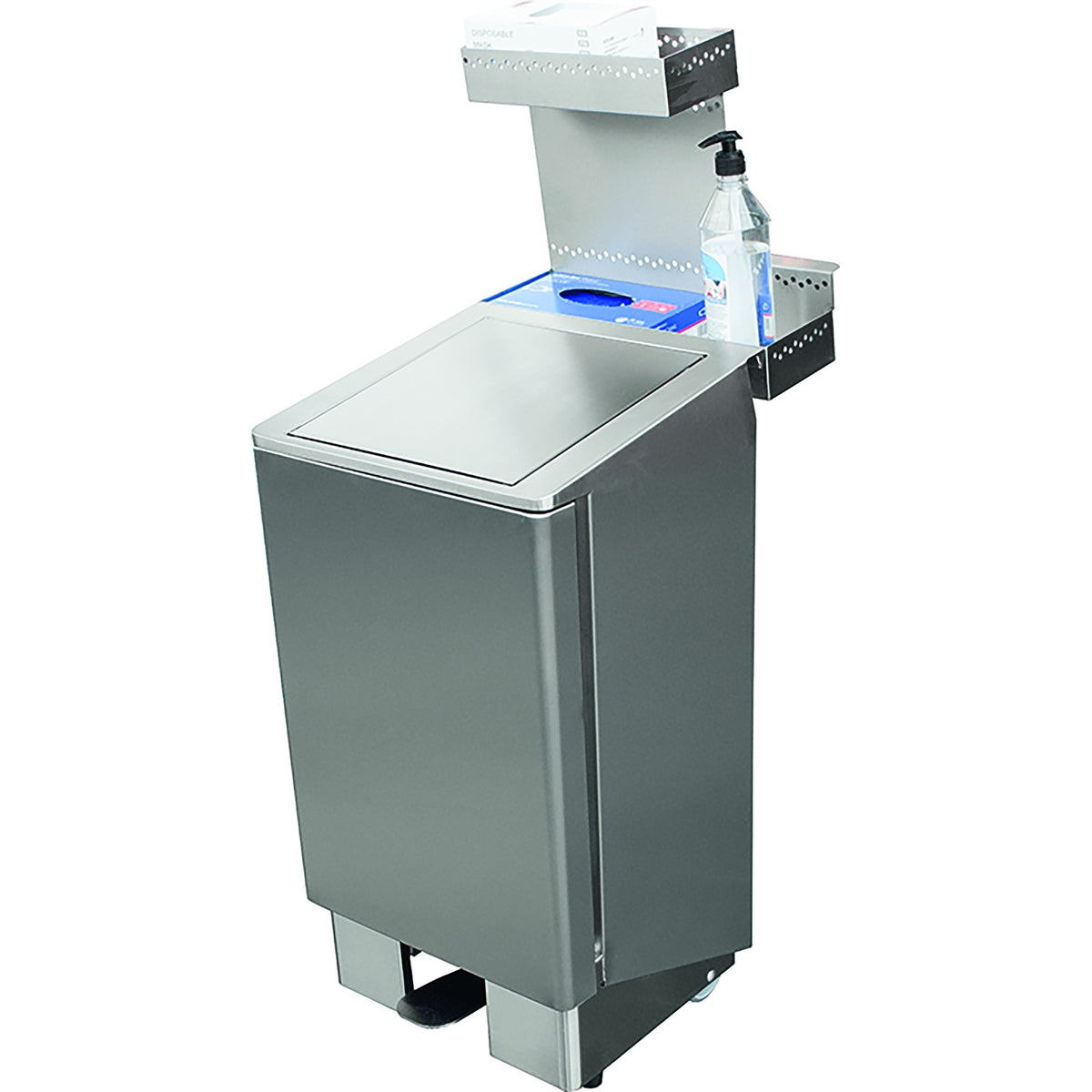 Poubelle SARO en acier inoxydable 90 litres, Jupiter - 700-4805