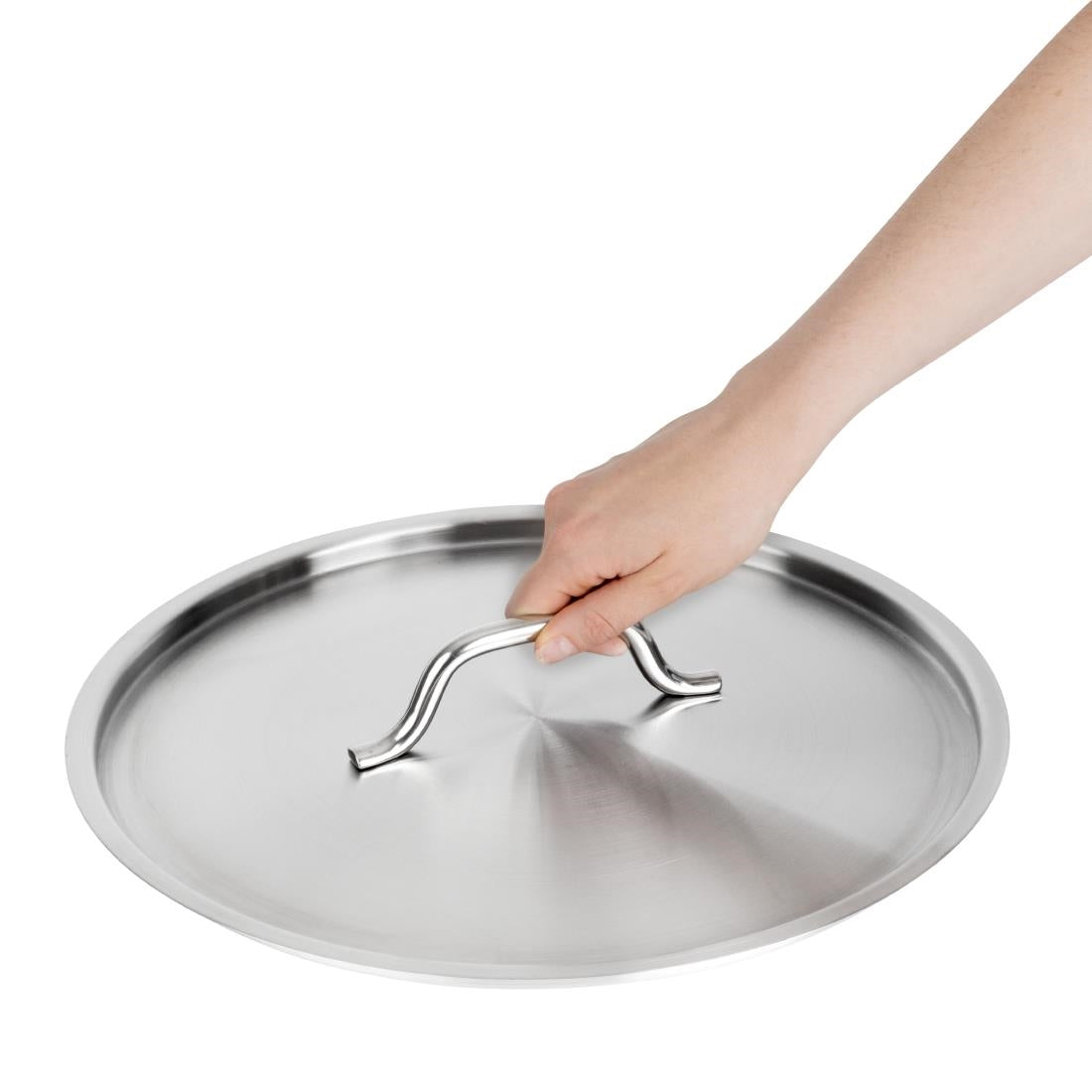 Couvercle en acier inoxydable Vogue 360mm — T147