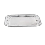 Plateau traiteur semi-jetable chromé APS 410 x 310mm — T751