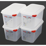 Boîte alimentaire GN 1/4 Araven 4,3L (lot de 4) — T985