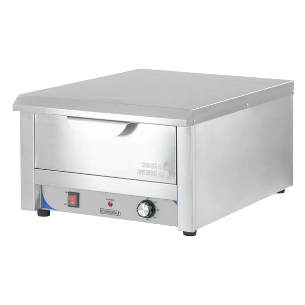 Lavasteengrill, 1/2 module, ’dubbelzijdige’ gietijzeren grill