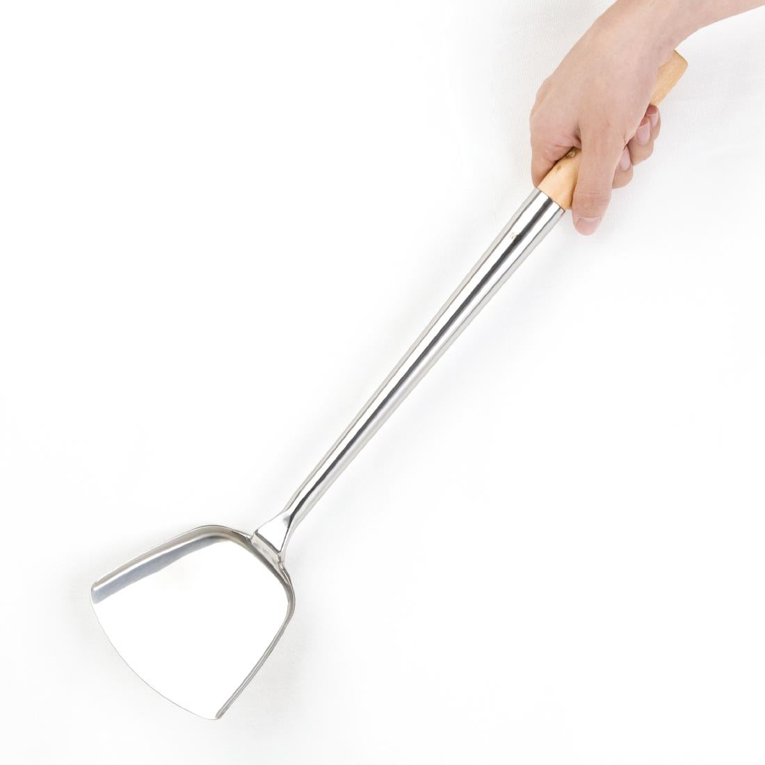 Spatule wok en acier inoxydable Vogue — U031