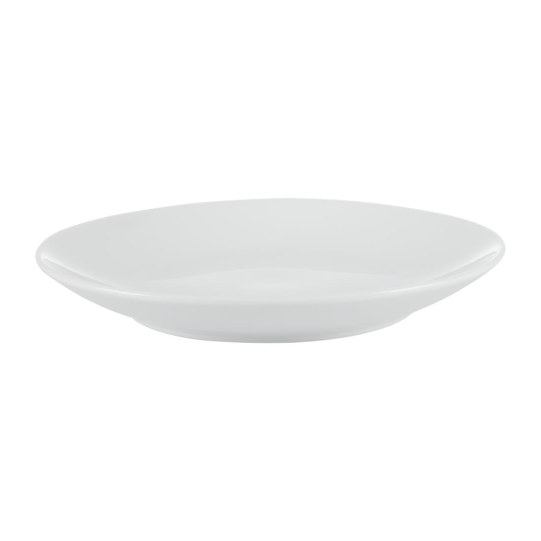 Assiettes plates rondes Olympia Whiteware 150mm (lot de 12) — U075